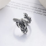 Dragon Ring Sterling Silver