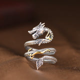Dragon Ring Sterling Silver