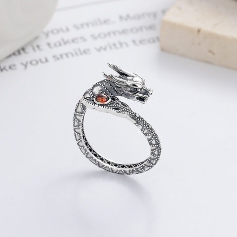 Dragon Ring Sterling Silver
