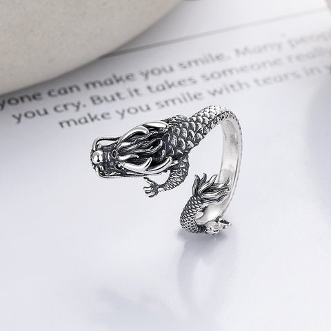 Dragon Ring Sterling Silver