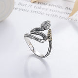 Snake Ring Sterling Silver