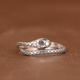 Snake Ring Sterling Silver