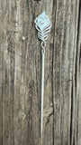 Peacock Feather Hairpin