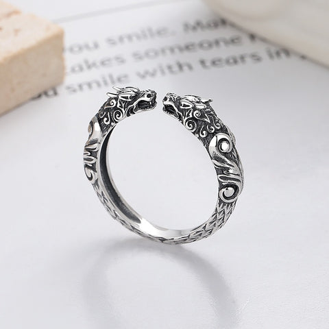 Dragon Ring Sterling Silver