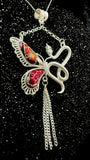 Butterfly And Snake Necklace