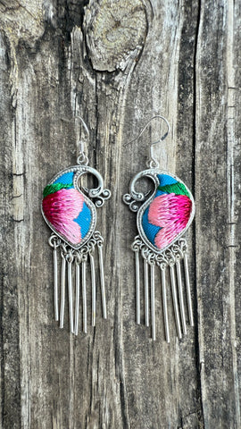 Small Peacock Earring