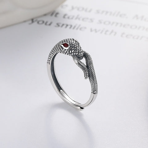 Snake Ring Sterling Silver