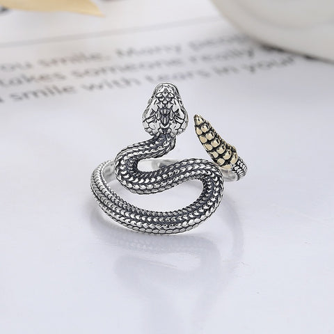 Snake Ring Sterling Silver