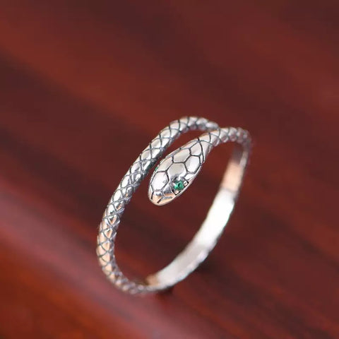 Snake Ring Sterling Silver