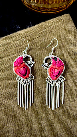 Small Peacock Earring