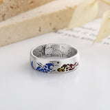 Fish Ring Sterling Silver