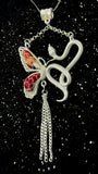 Butterfly And Snake Necklace