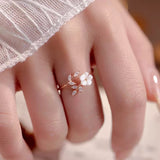 Flower Ring Sterling Silver