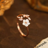 Flower Ring Sterling Silver