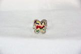 Butterfly-Shaped Embroidered Ring
