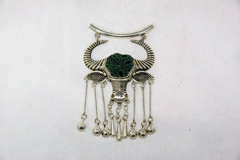 Pendant - Bull with dangle and bells
